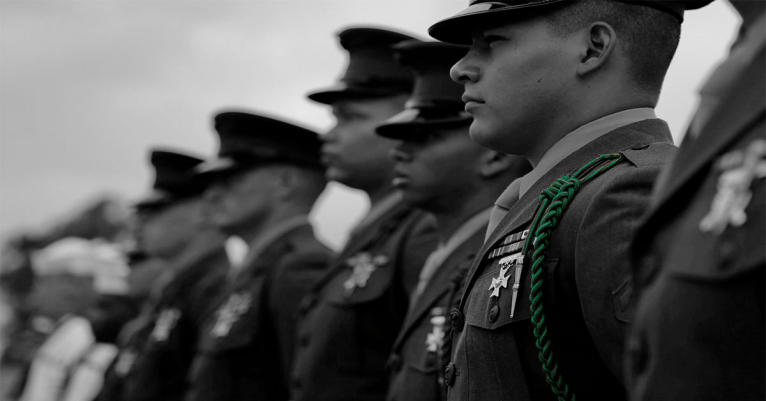 This is why some Marines wear the ‘French Fourragere,’ and some don’t